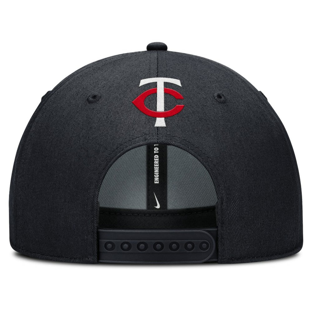MLB Minnesota Twins Nike Rise Gaberdine Adjustable Hat