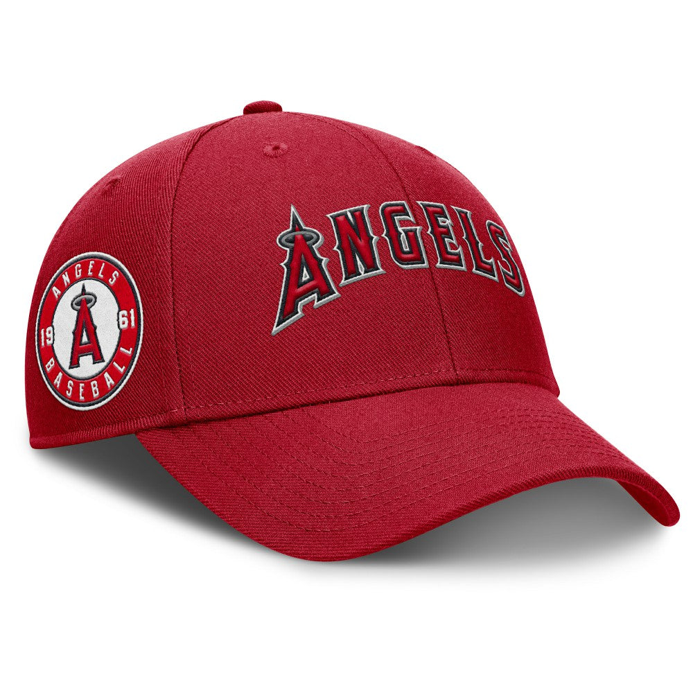 MLB Los Angeles Angels Nike Rise Gaberdine Adjustable Hat