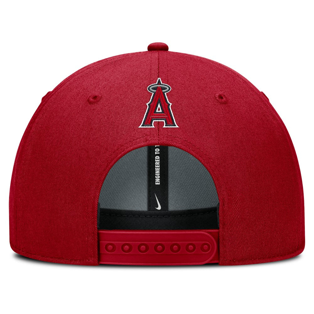 MLB Los Angeles Angels Nike Rise Gaberdine Adjustable Hat