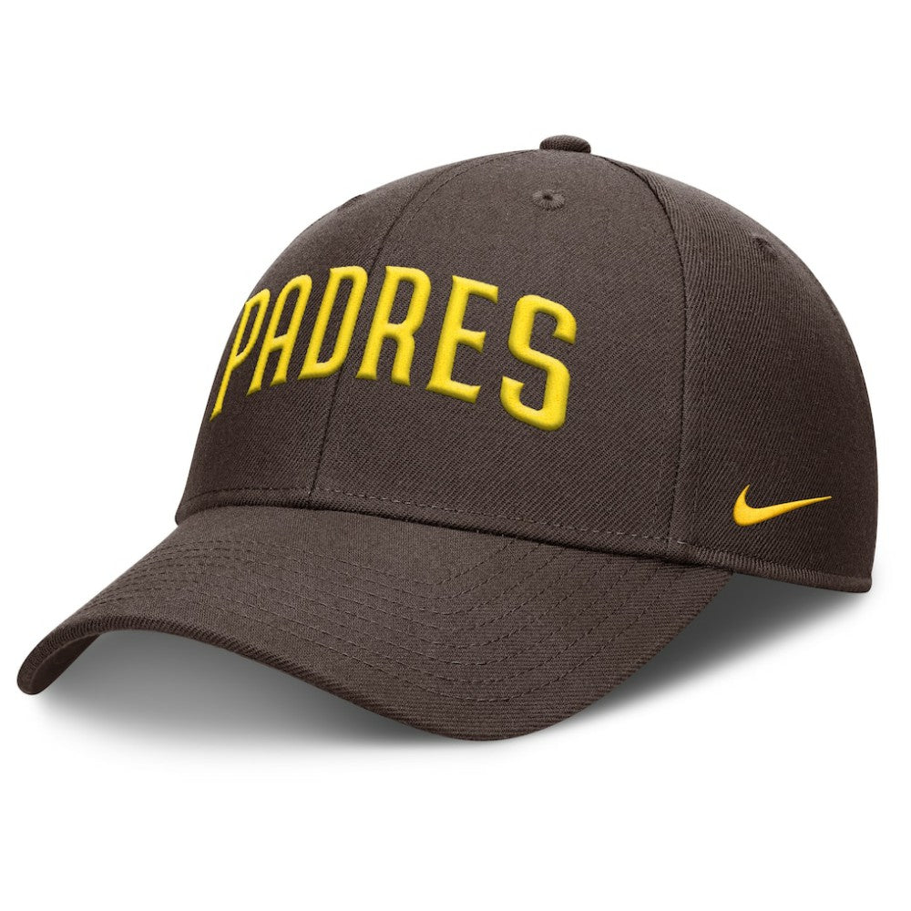 MLB San Diego Padres Nike Rise Gaberdine Adjustable Hat