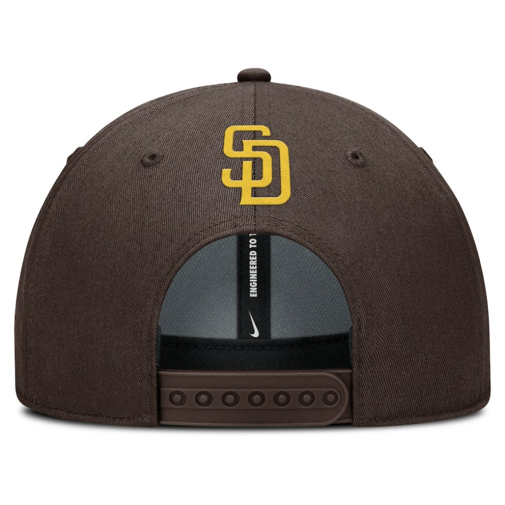 MLB San Diego Padres Nike Rise Gaberdine Adjustable Hat