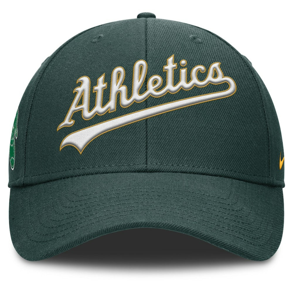MLB Athletics Nike Rise Gaberdine Adjustable Hat
