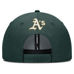 MLB Athletics Nike Rise Gaberdine Adjustable Hat