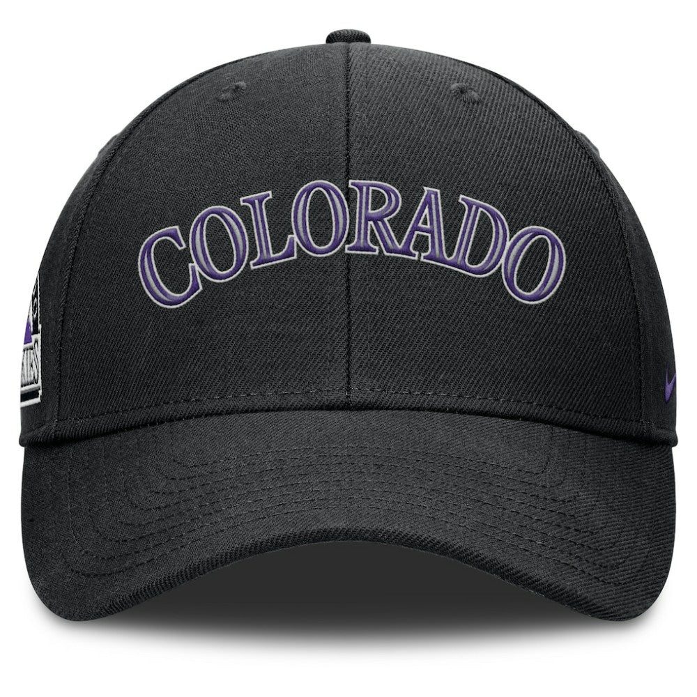 MLB Colorado Rockies Nike Rise Gaberdine Adjustable Hat