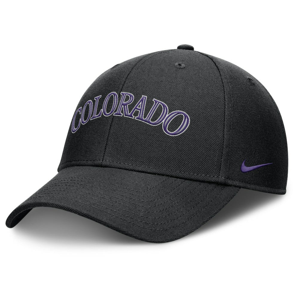 MLB Colorado Rockies Nike Rise Gaberdine Adjustable Hat