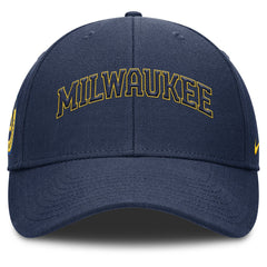 MLB Milwaukee Brewers Nike Rise Gaberdine Adjustable Hat
