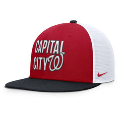 MLB Washington Nationals Nike Pro Trucker Snapback Hat