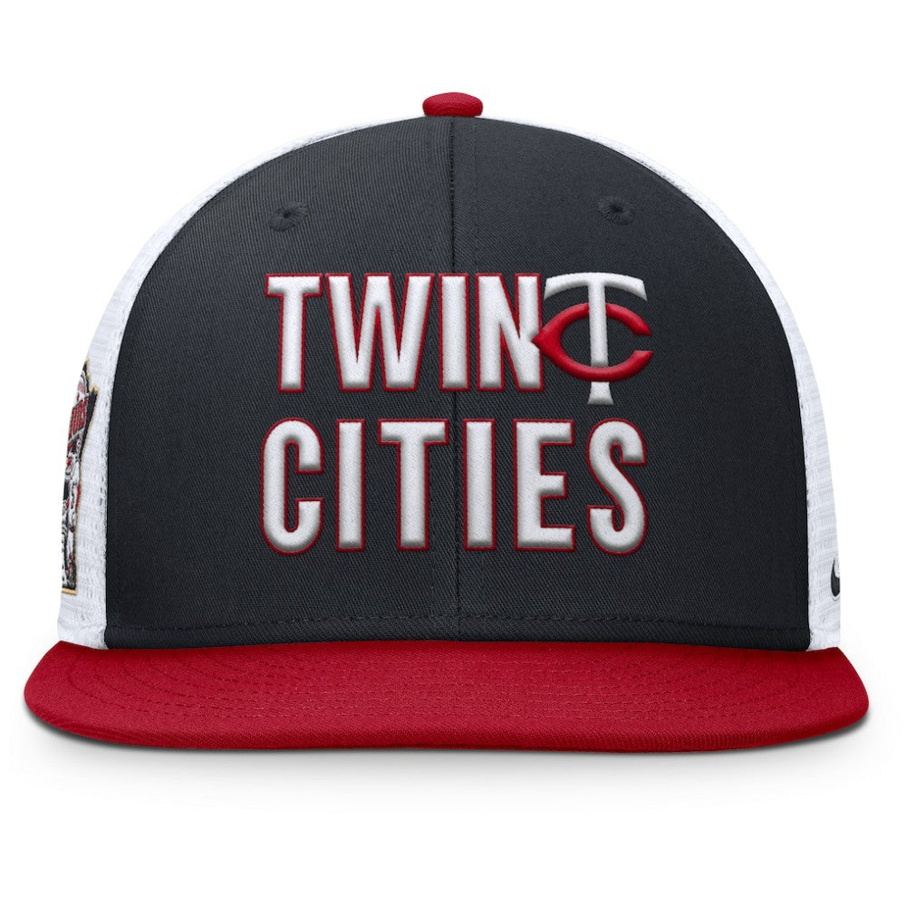 MLB Minnesota Twins Nike Pro Trucker Snapback Hat