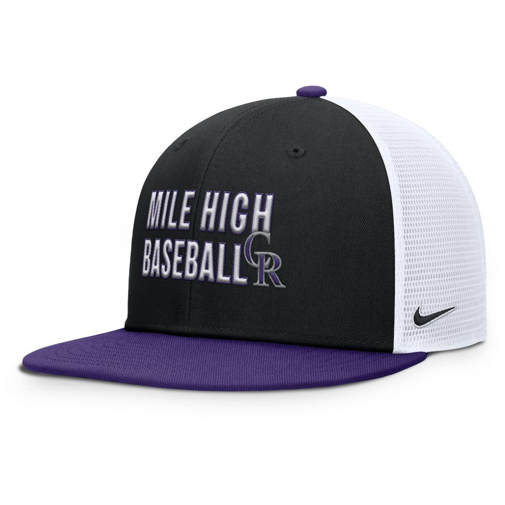 MLB Colorado Rockies Nike Pro Trucker Snapback Hat