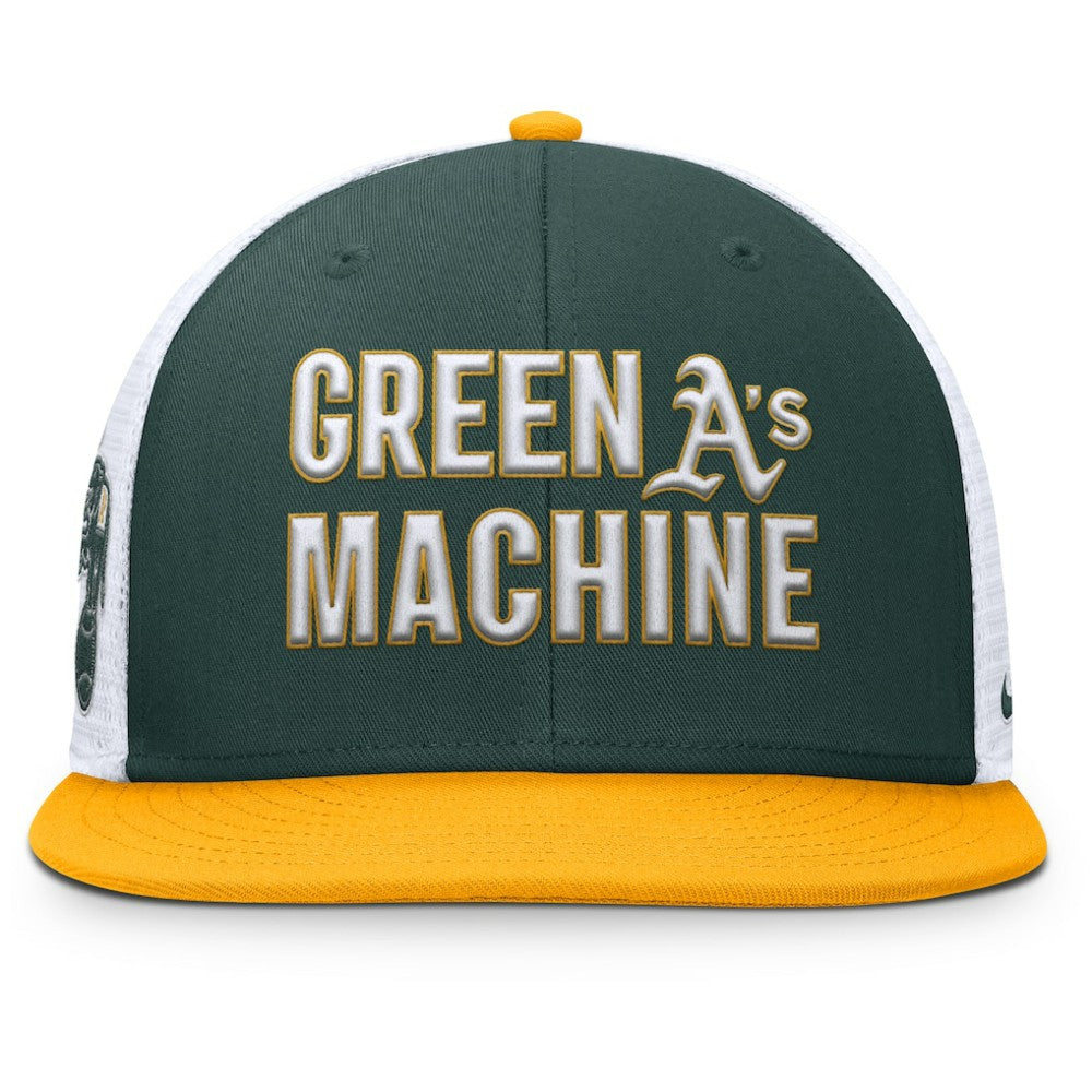 MLB Athletics Nike Pro Trucker Snapback Hat