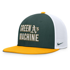 MLB Athletics Nike Pro Trucker Snapback Hat