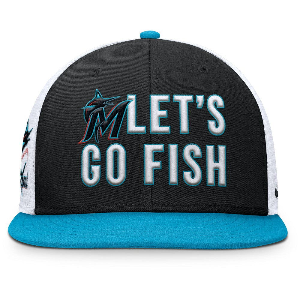 MLB Miami Marlins Nike Pro Performance Trucker Snapback Hat