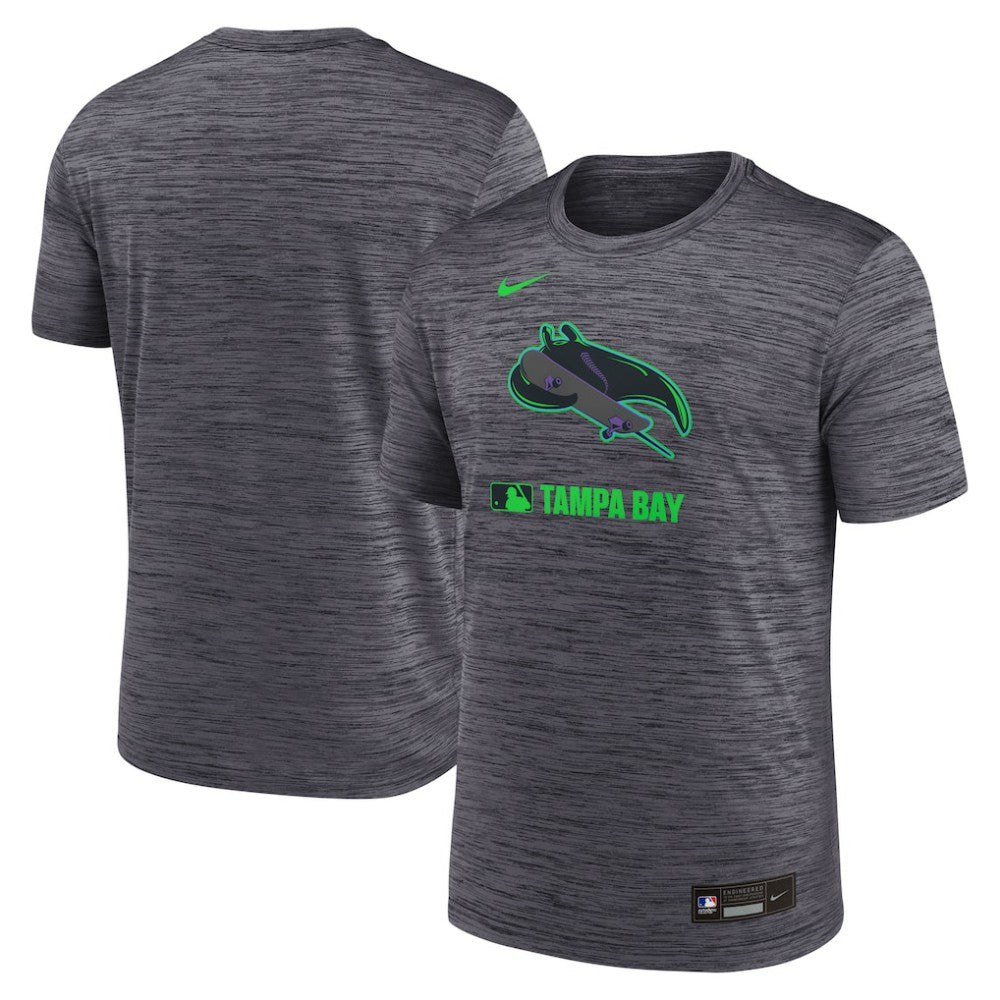 MLB Tampa Bay Rays Nike Authentic Collection City Connect Velocity Dri-FIT T-Shirt