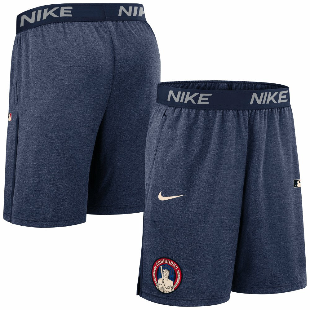MLB Cleveland Guardians Nike Authentic Collection City Connect Performance Knit Shorts