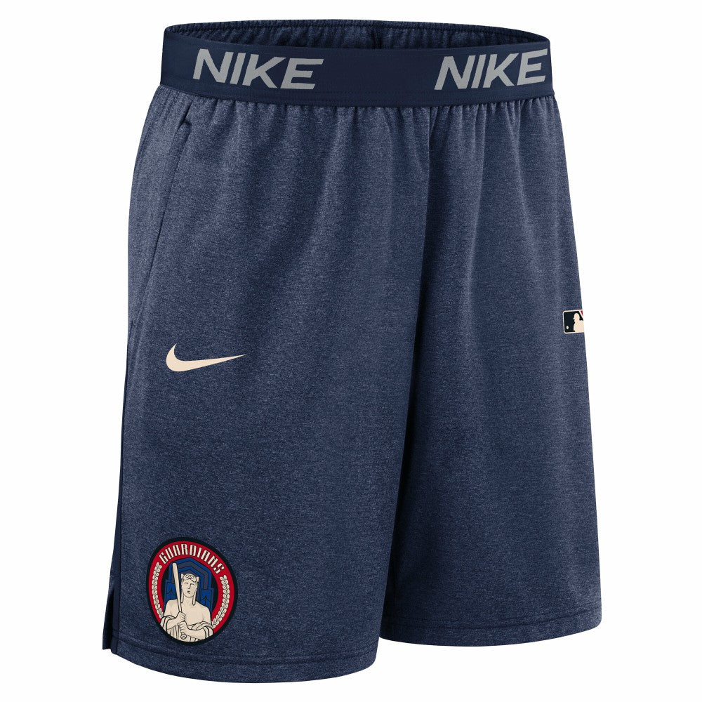 MLB Cleveland Guardians Nike Authentic Collection City Connect Performance Knit Shorts