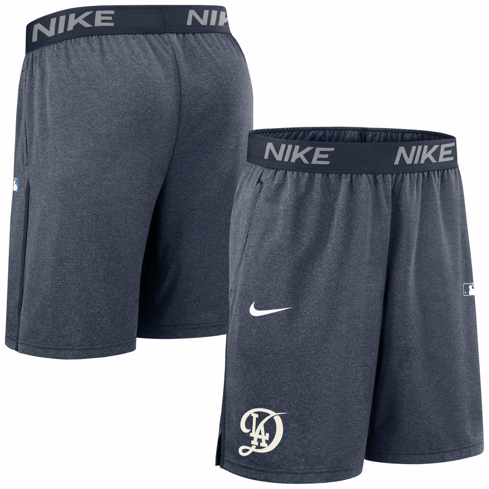 MLB Los Angeles Dodgers Nike Authentic Collection City Connect Performance Knit Shorts