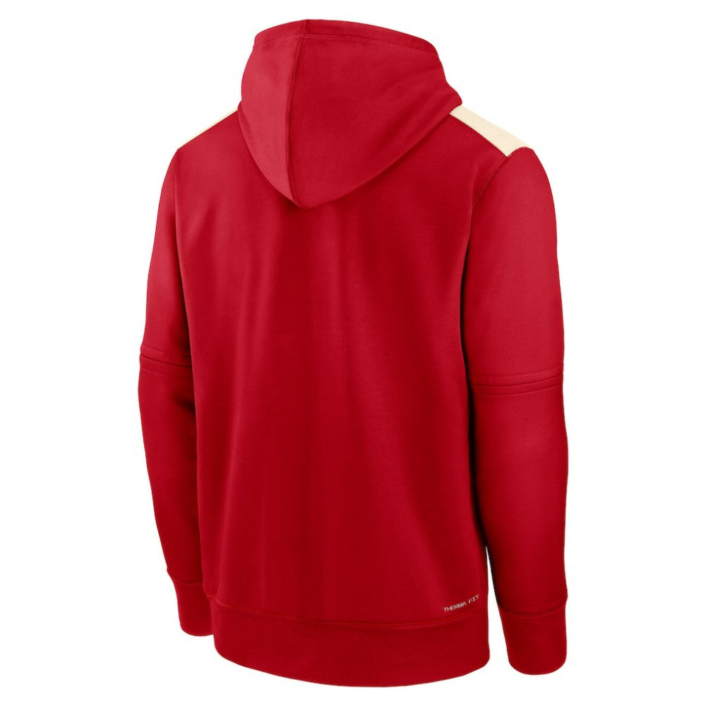 MLB Los Angeles Angels Nike Authentic Collection City Connect Therma Pullover Hoodie