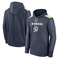 MLB Los Angeles Dodgers Nike Authentic Collection City Connect Therma Pullover Hoodie