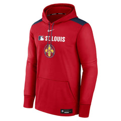 MLB St. Louis Cardinals Nike Authentic Collection City Connect Therma Pullover Hoodie