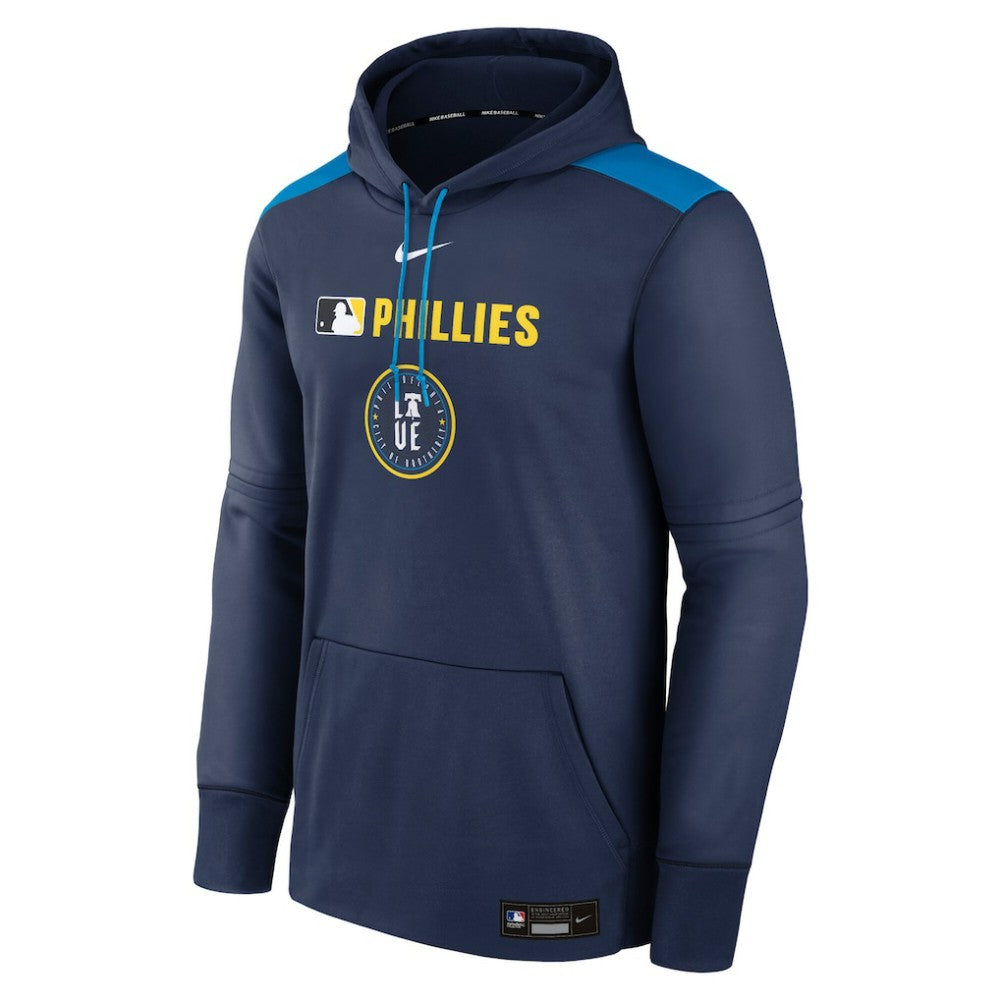 MLB Philadelphia Phillies Nike Authentic Collection City Connect Therma Pullover Hoodie