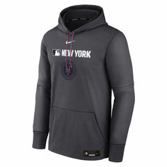 MLB New York Mets Nike Authentic Collection City Connect Therma Pullover Hoodie