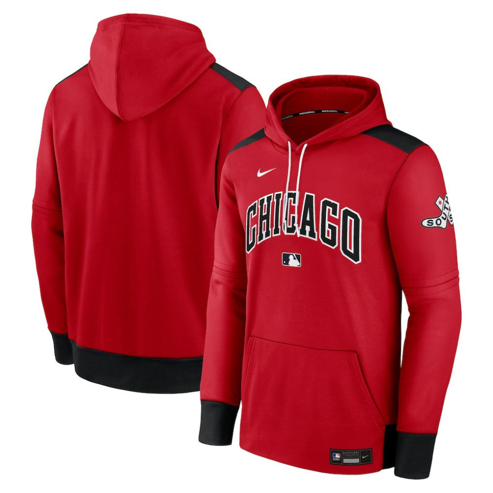 MLB Chicago White Sox Nike 2025 City Connect Authentic Collection Performance Pullover Hoodie