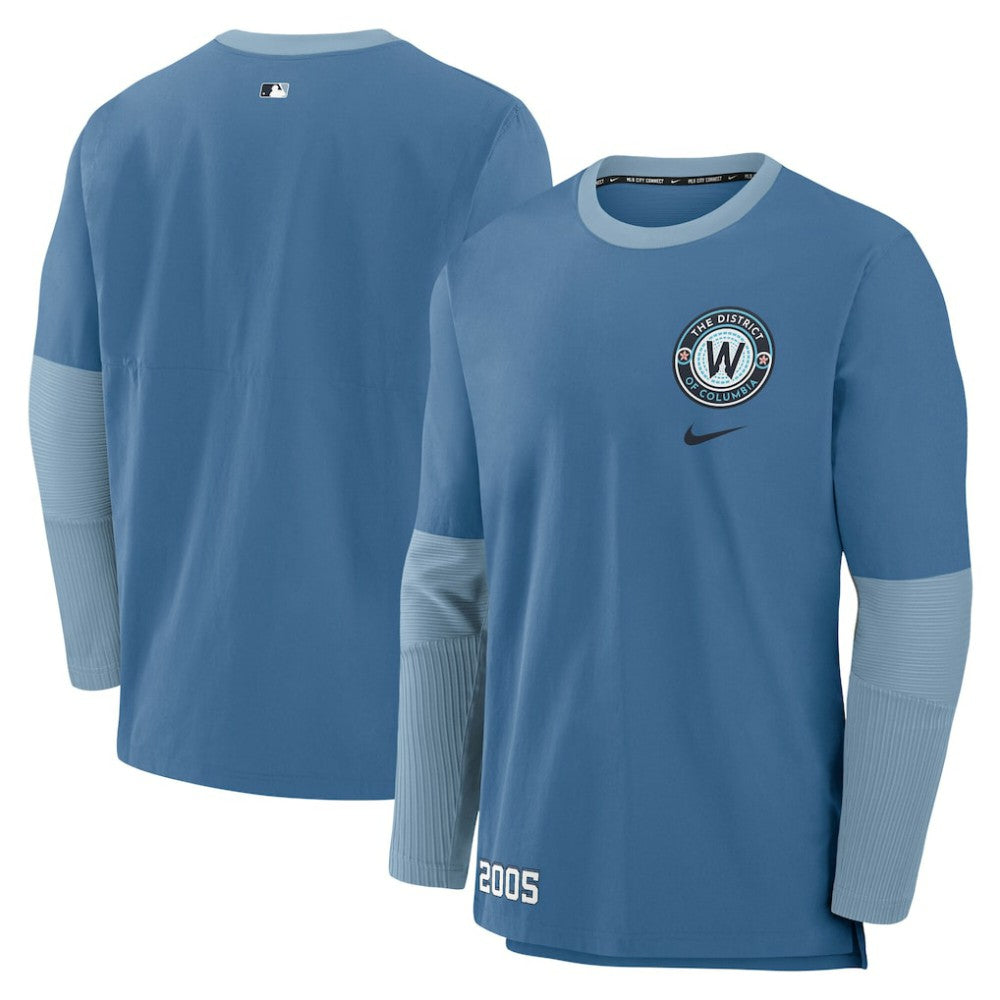 MLB Washington Nationals Nike 2025 City Connect Authentic Collection Player Dri-FIT Lightweight Pullover