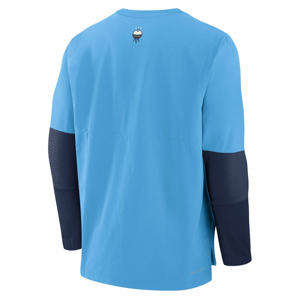 MLB Milwaukee Brewers Nike 2025 City Connect Authentic Collection Player Dri-FIT Lightweight Pullover
