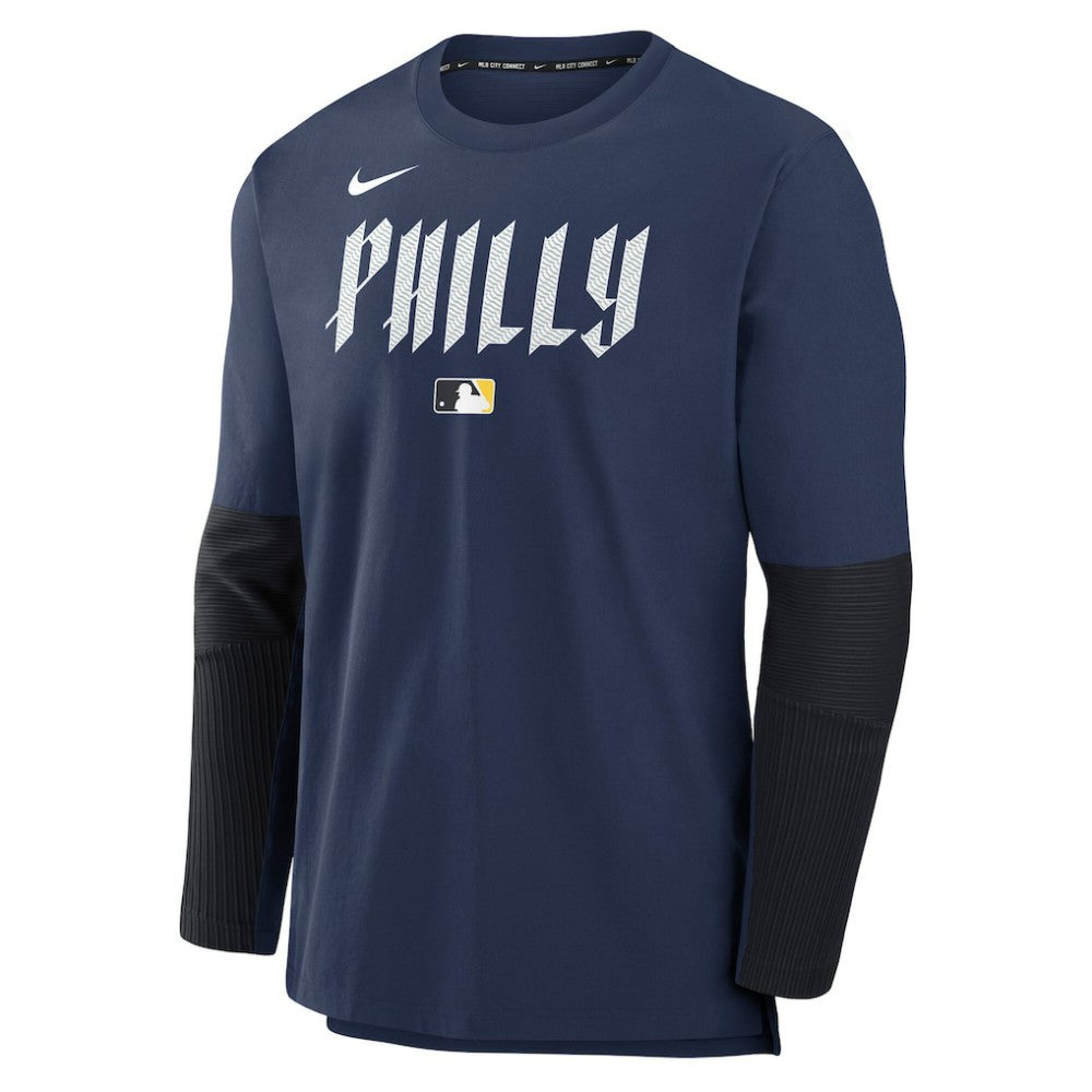 MLB Philadelphia Phillies Nike 2025 City Connect Authentic Collection Player Dri-FIT Lightweight Pullover