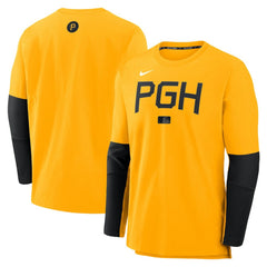 MLB Pittsburgh Pirates Nike 2025 City Connect Authentic Collection Player Dri-FIT Lightweight Pullover