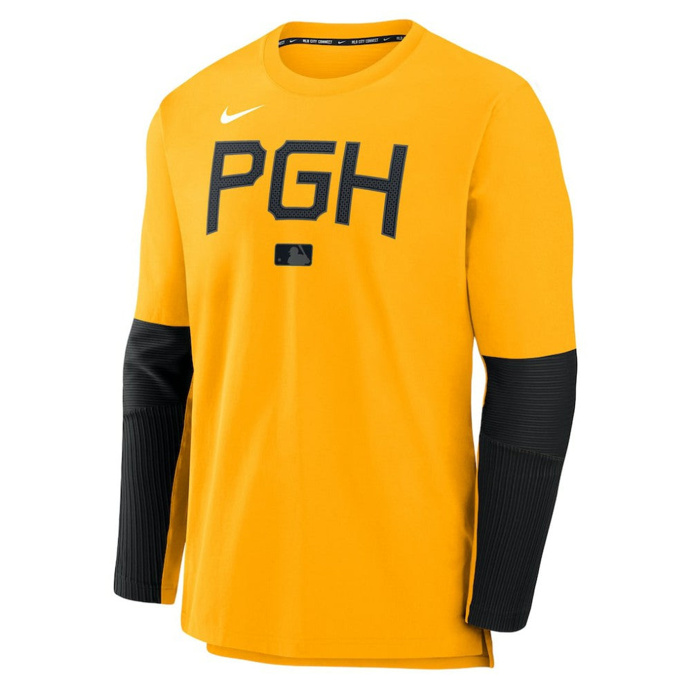 MLB Pittsburgh Pirates Nike 2025 City Connect Authentic Collection Player Dri-FIT Lightweight Pullover
