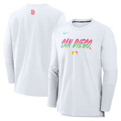 MLB San Diego Padres Nike 2025 City Connect Authentic Collection Player Dri-FIT Lightweight Pullover