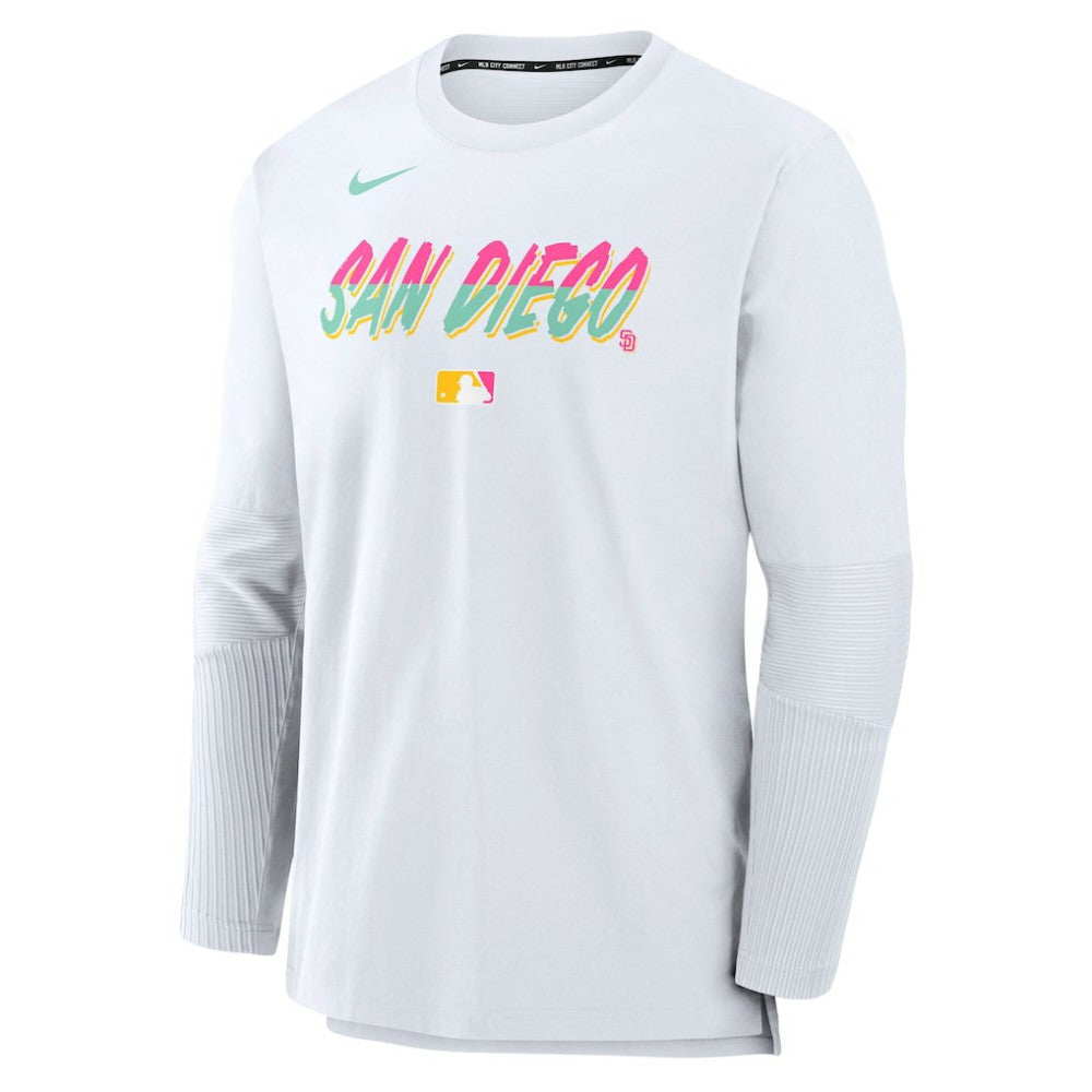 MLB San Diego Padres Nike 2025 City Connect Authentic Collection Player Dri-FIT Lightweight Pullover