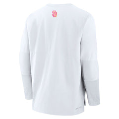 MLB San Diego Padres Nike 2025 City Connect Authentic Collection Player Dri-FIT Lightweight Pullover