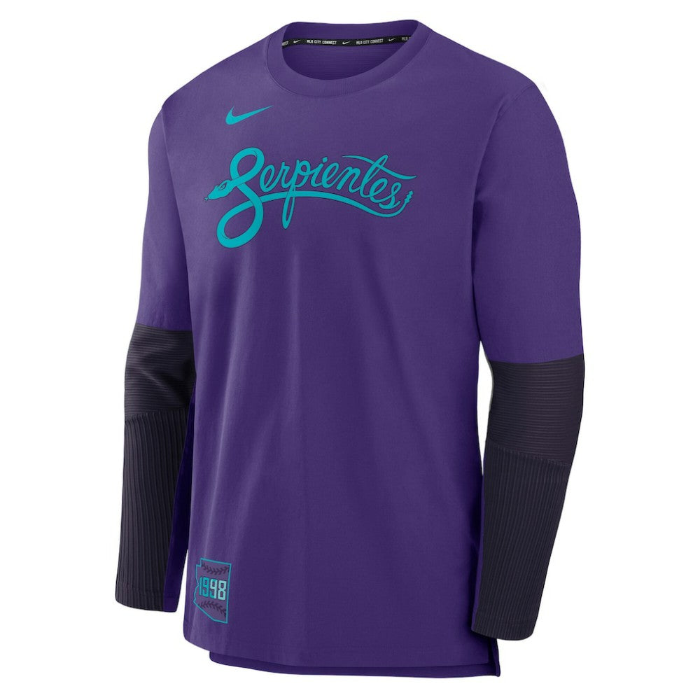MLB Arizona Diamondbacks Nike 2025 City Connect Authentic Collection Player Dri-FIT Lightweight Pullover