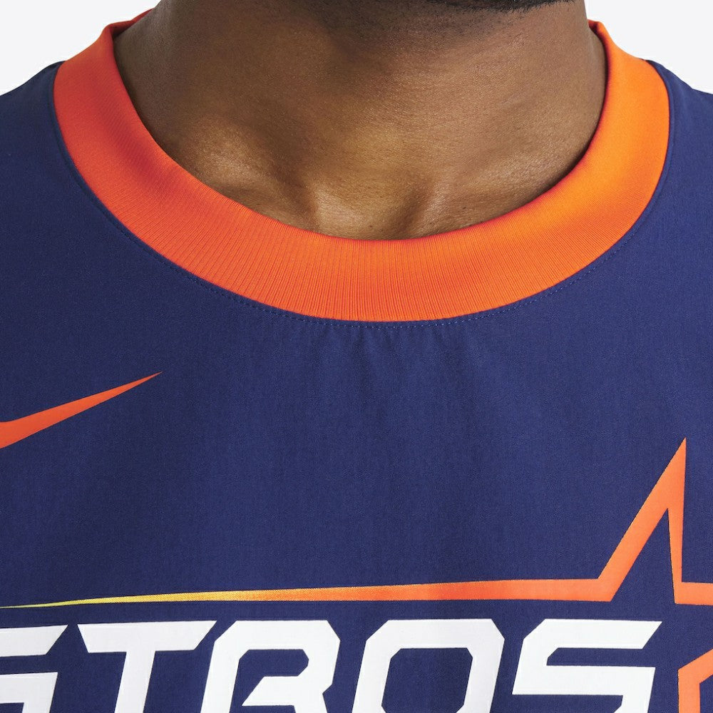 MLB Houston Astros Nike 2025 City Connect Authentic Collection Lightweight Player Performance Long Sleeve Top