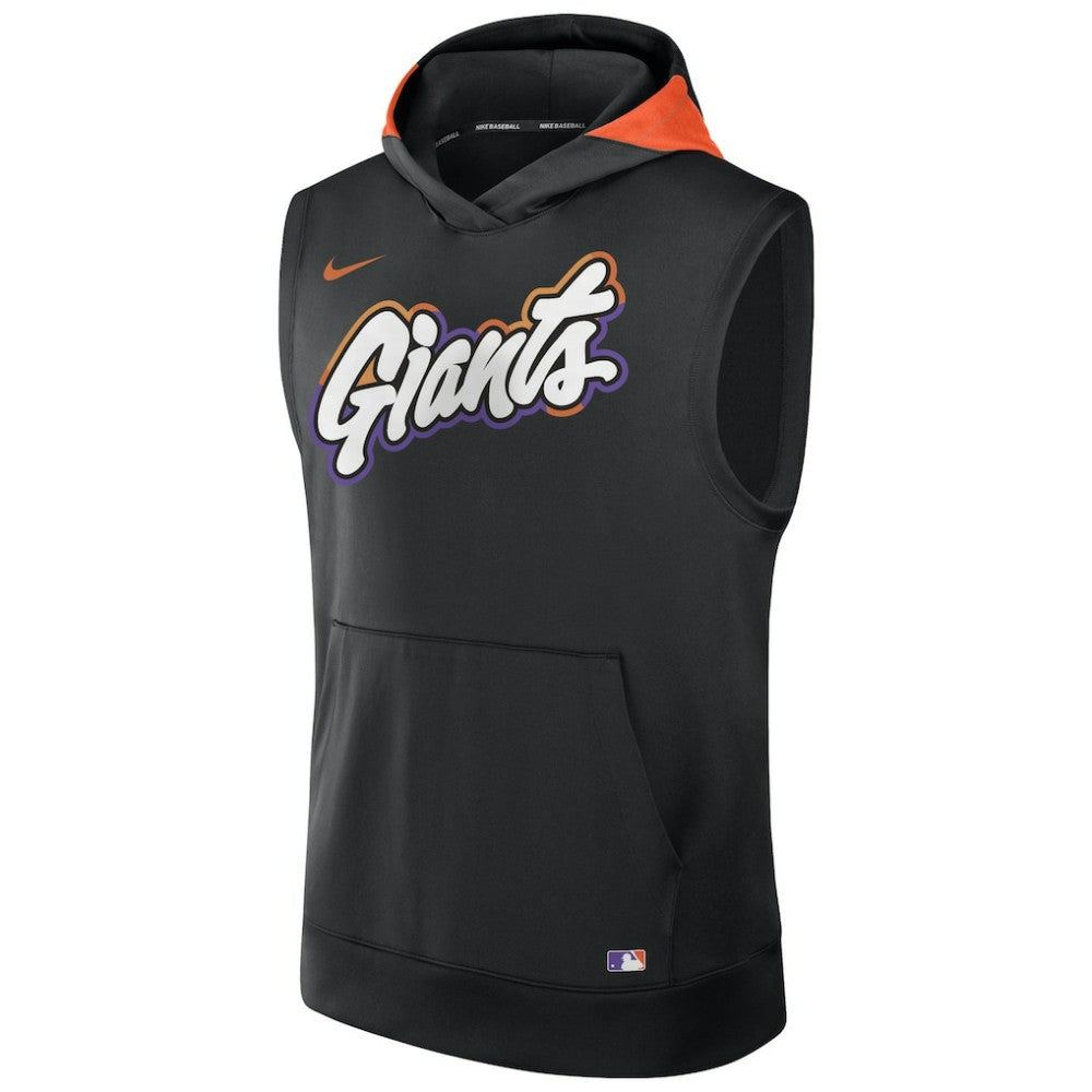 MLB San Francisco Giants Nike 2025 City Connect Authentic Collection Dri-FIT Sleeveless Hoodie