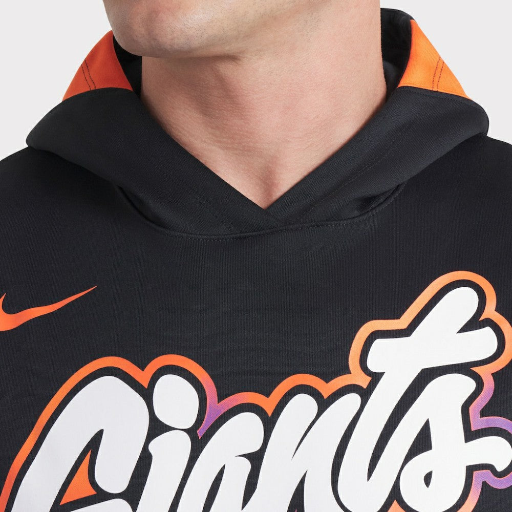 MLB San Francisco Giants Nike 2025 City Connect Authentic Collection Dri-FIT Sleeveless Hoodie