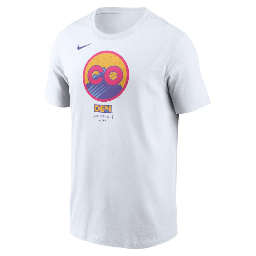 MLB Colorado Rockies Nike 2025 City Connect Logo T-Shirt
