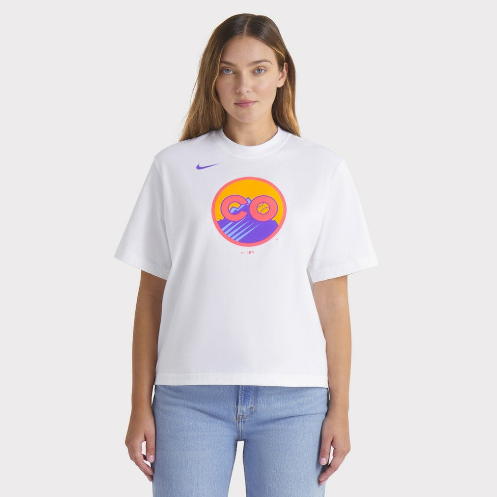 MLB Colorado Rockies Nike 2025 City Connect Logo T-Shirt