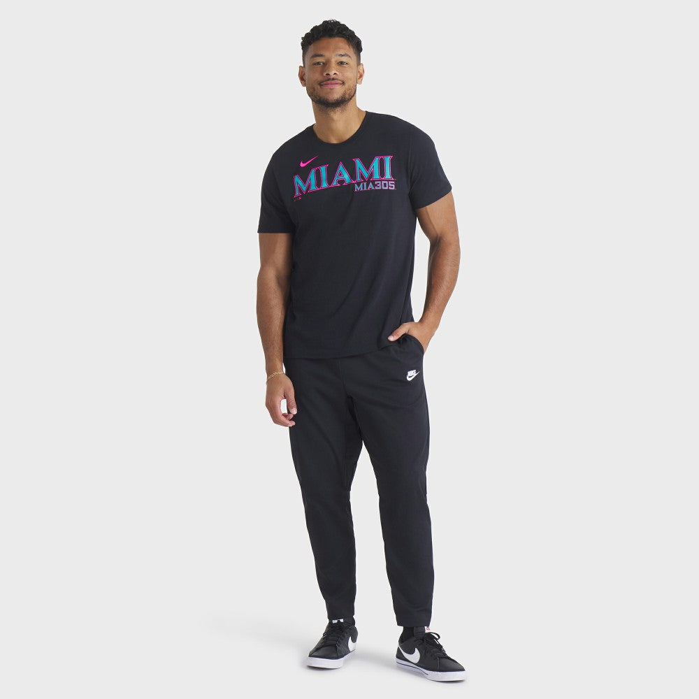 MLB Miami Marlins Nike City Connect Wordmark T-Shirt