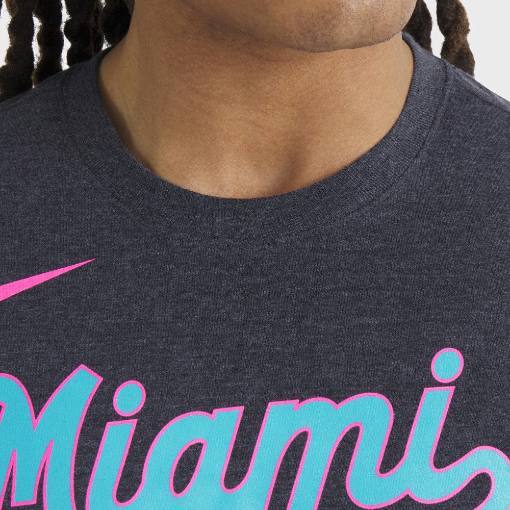 MLB Miami Marlins Nike City Connect Script Tri-Blend T-Shirt