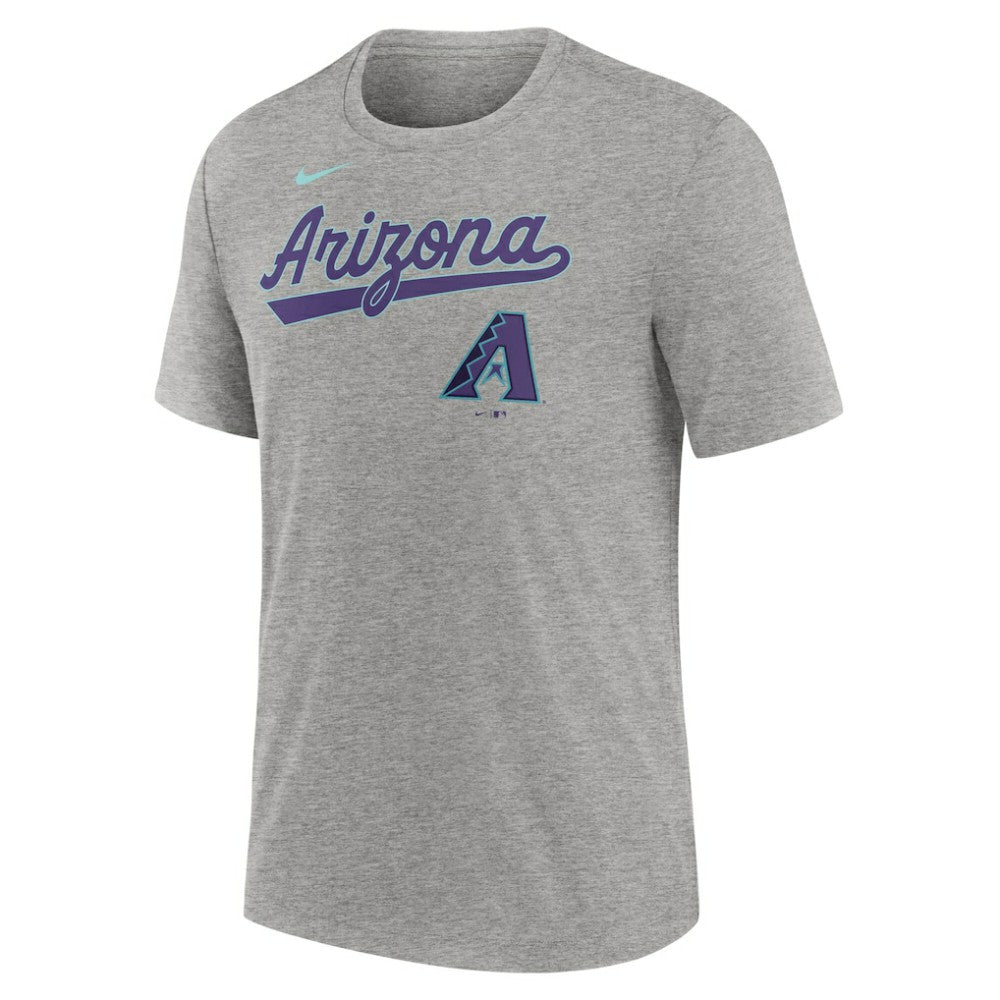 MLB Arizona Diamondbacks Nike City Connect Script Tri-Blend T-Shirt