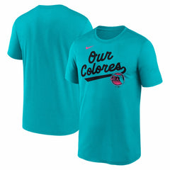 MLB Miami Marlins Nike 2025 City Connect Team Phrase Script Legend Performance T-Shirt