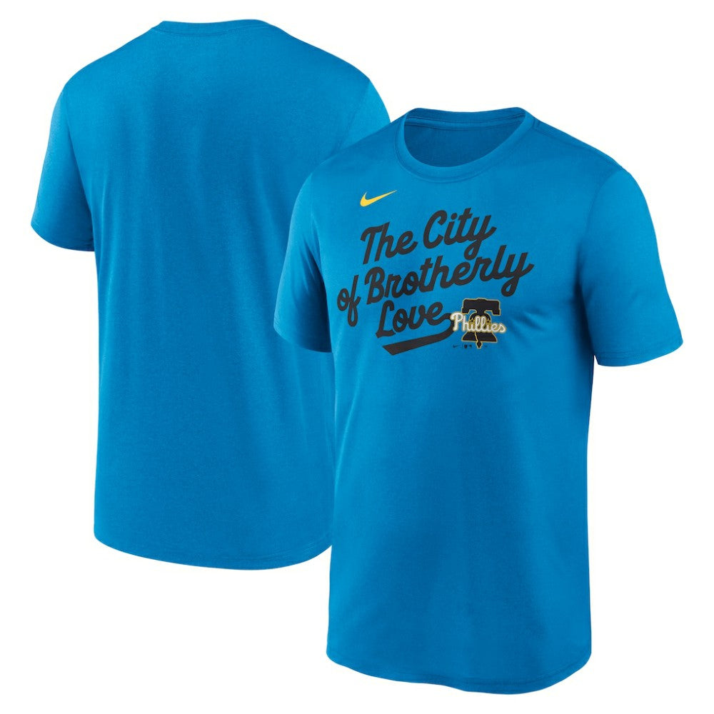 MLB Philadelphia Phillies Nike City Connect Team Phrase Script Legend Performance T-Shirt