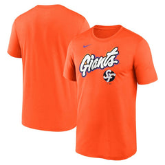 MLB San Francisco Giants Nike 2025 City Connect Team Phrase Legend Performance T-Shirt