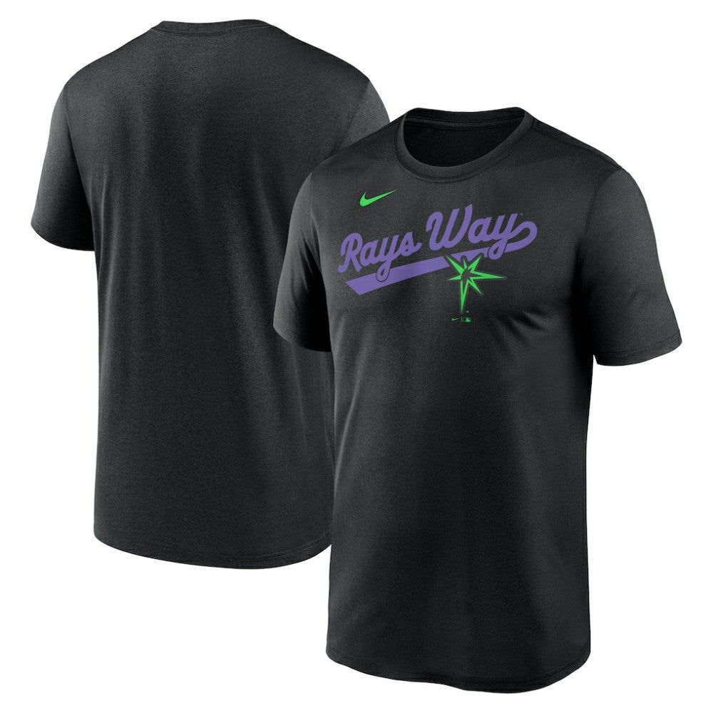 MLB Tampa Bay Rays Nike City Connect Team Phrase Script Legend Performance T-Shirt