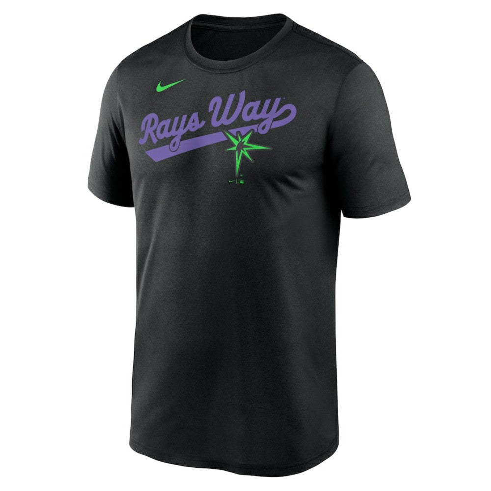 MLB Tampa Bay Rays Nike City Connect Team Phrase Script Legend Performance T-Shirt