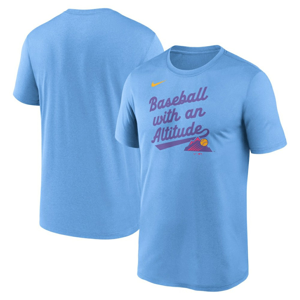 MLB Colorado Rockies Nike 2025 City Connect Team Phrase Legend Performance T-Shirt