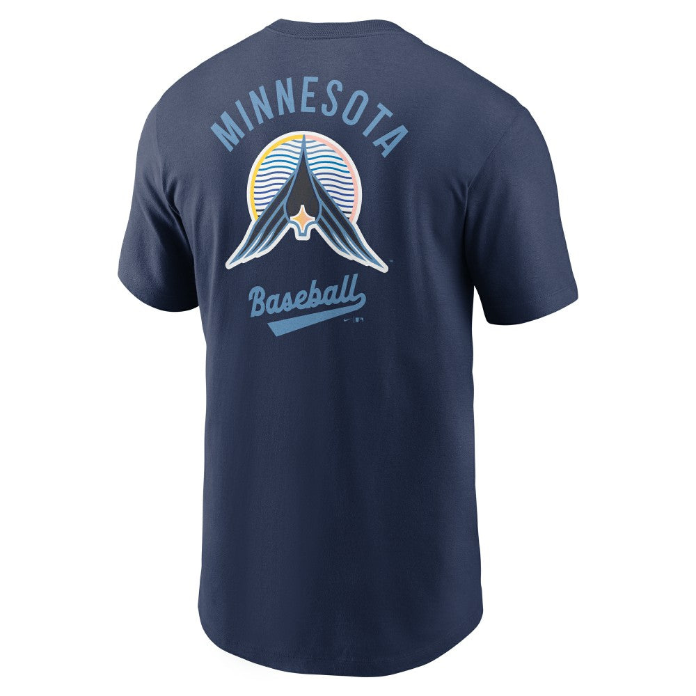MLB Minnesota Twins Nike 2025 City Connect 2-Hit T-Shirt
